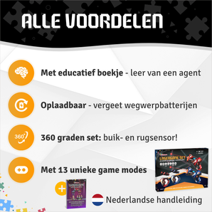 Set de Laser Game Rechargeable Incl. Livret Éducatif